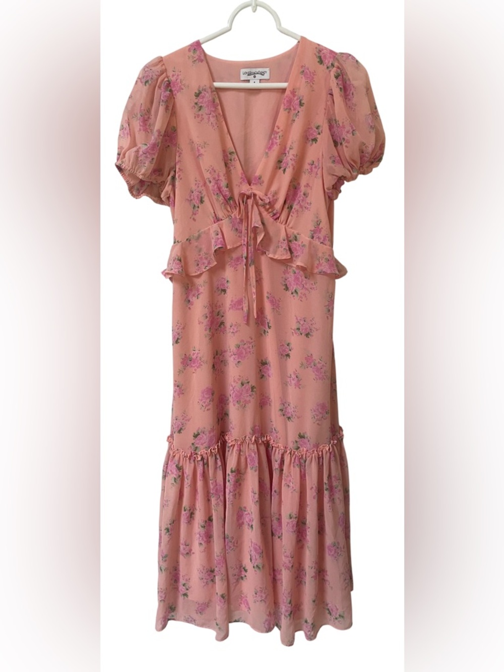 Loveshackfancy Target Dress Size 4 Roses Cottagecore Peasant Coquette